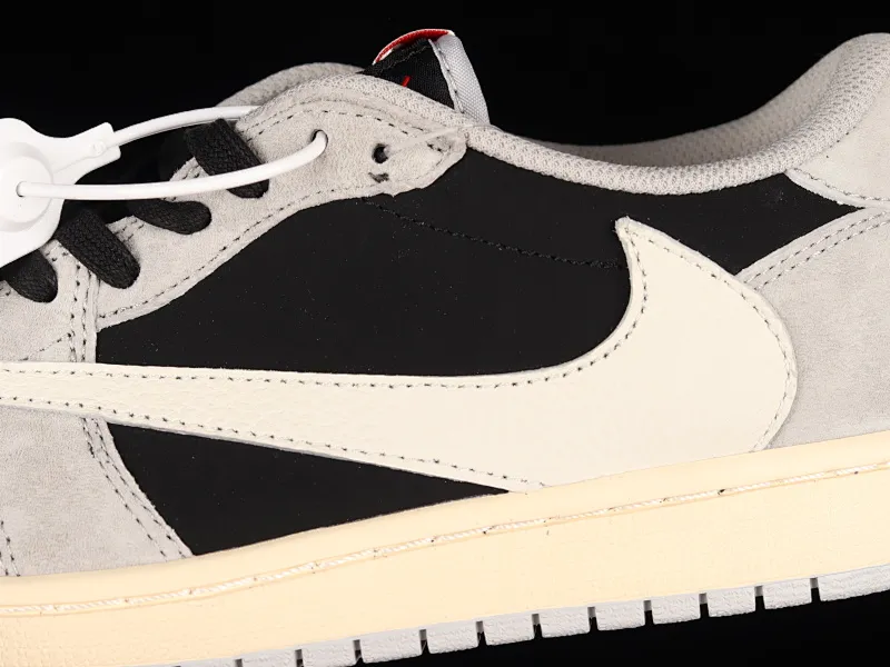 All categories Air Jordan Jordan series basketball shoes Air Jordan 1 Low Travis Scott x Air Jordan 1 Low OG AJ1 Joe 1 white black gray barb joint casual sports basketball shoes DM7866-010